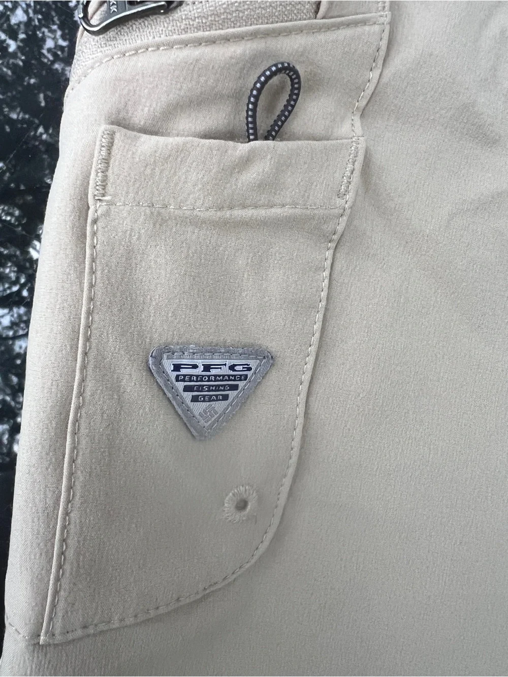 Columbia PFG Shorts Youth Boys XL 18-20 Beige Omni-Shade Fishing Swim Hiking EUC